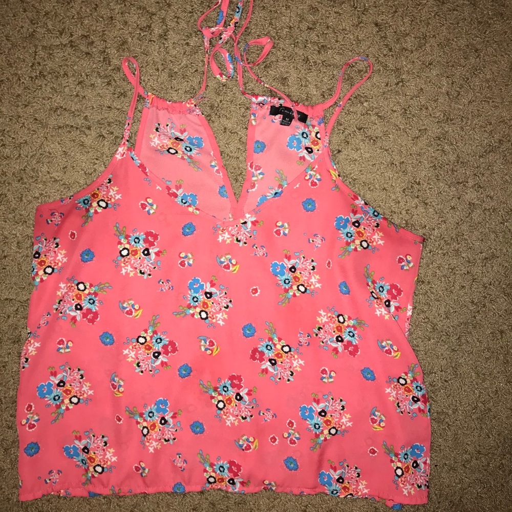 Floral Pink Shirt